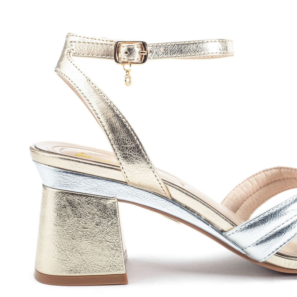 Madelia Gold Porvair Sandals