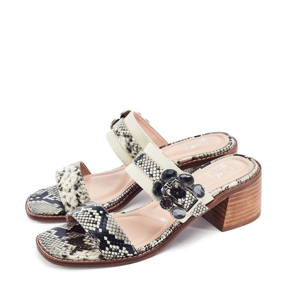 Mallorie Grey Mix Porvair Sandals