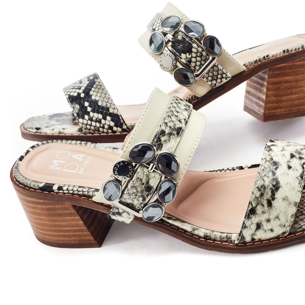 Mallorie Grey Mix Porvair Sandals