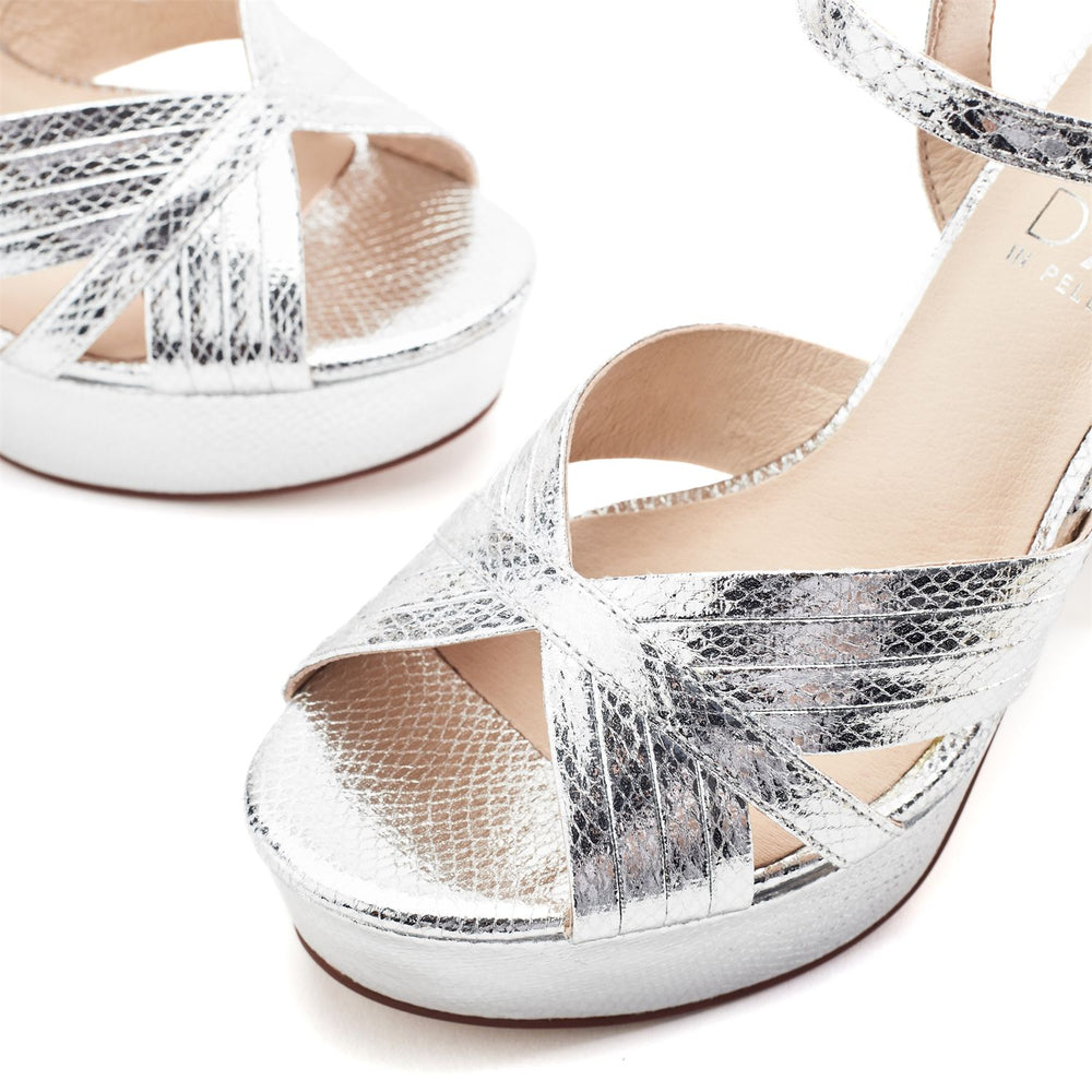 Mardonia Silver Porvair Sandals