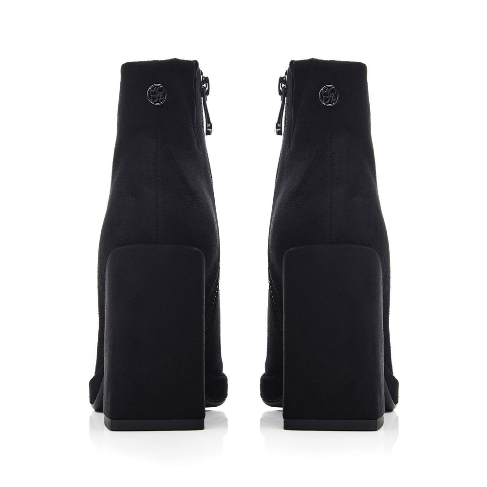 Marrienne Black Alcantara Alcantara Boots