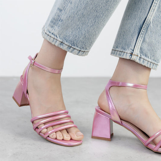 Maybel Pink Porvair Sandals