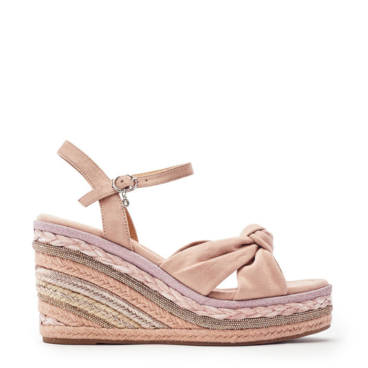 Meerah Cameo Alcantara Sandals