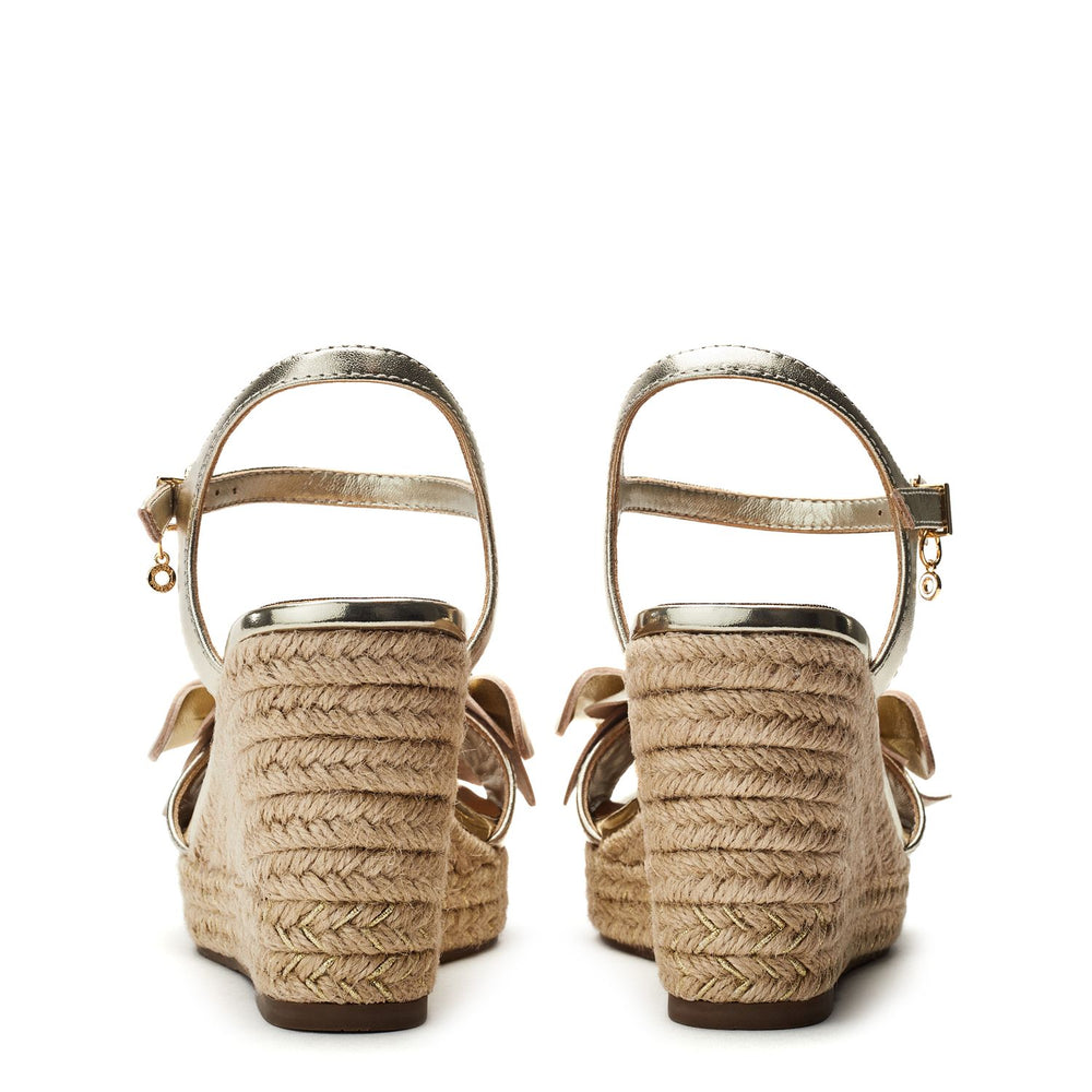 Mistee Champagne Leather Sandals