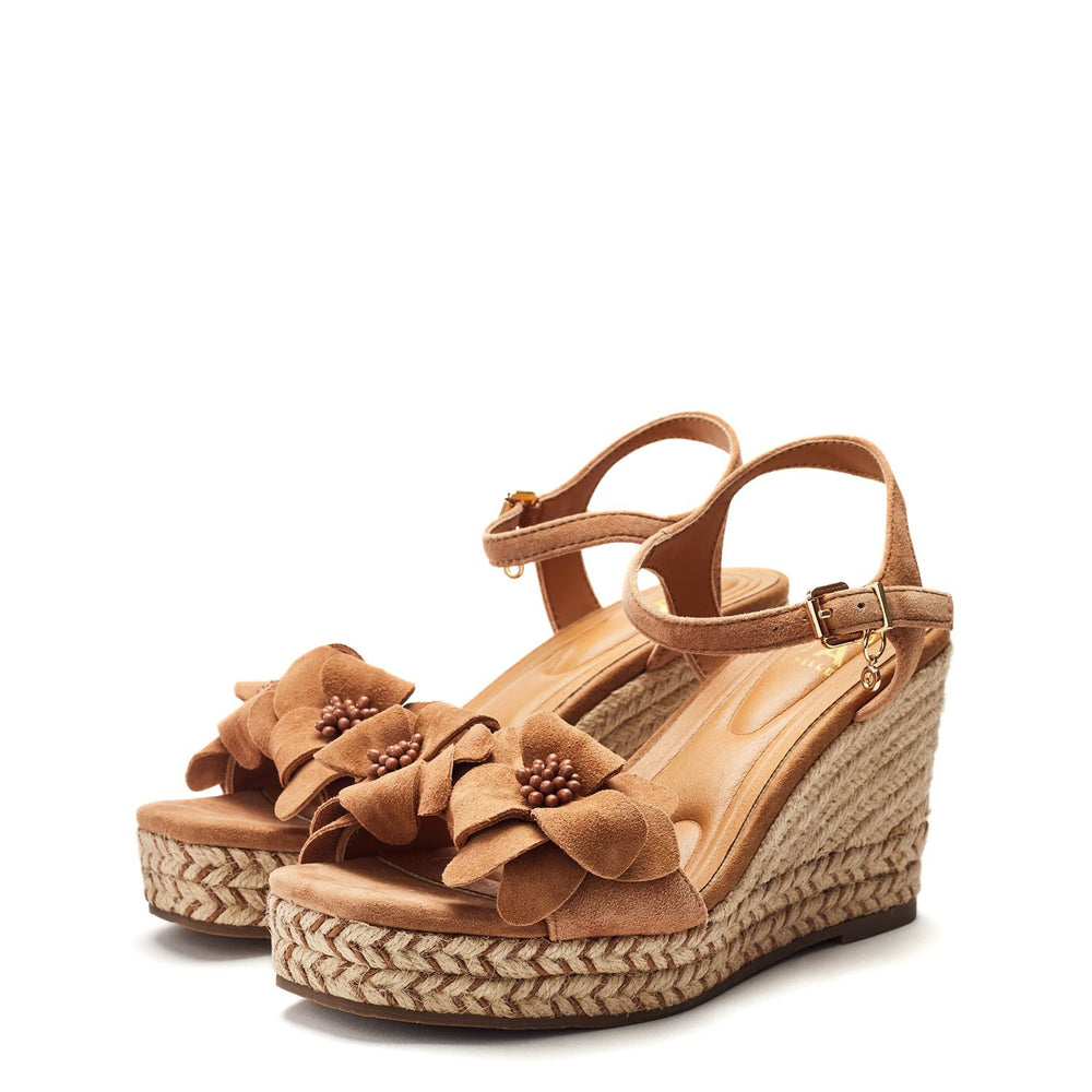 Mistee Tan Suede Sandals
