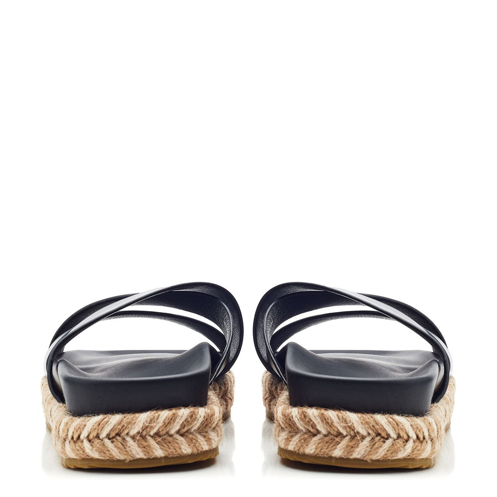 Morornie Black Porvair Sandals