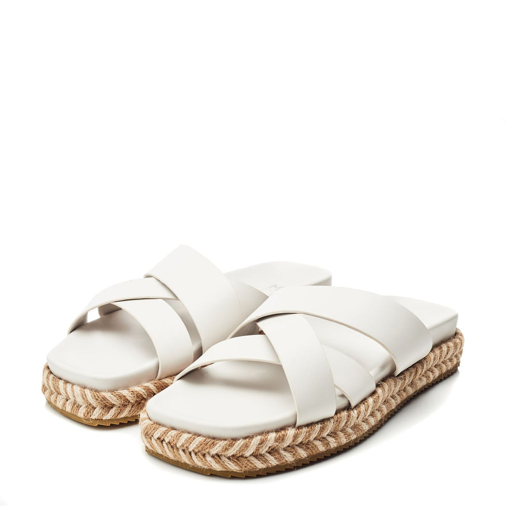 Morornie Off White Porvair Sandals