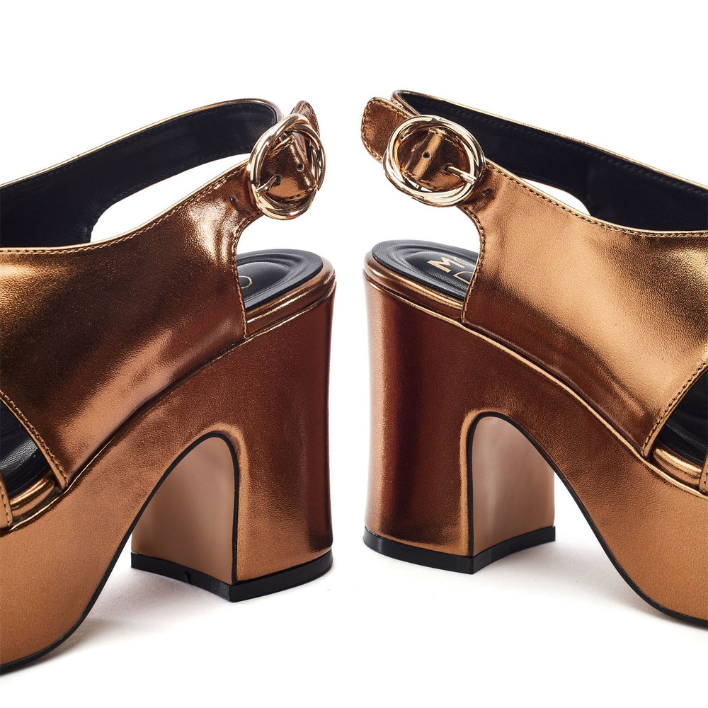 Nakara Bronze Porvair Sandals