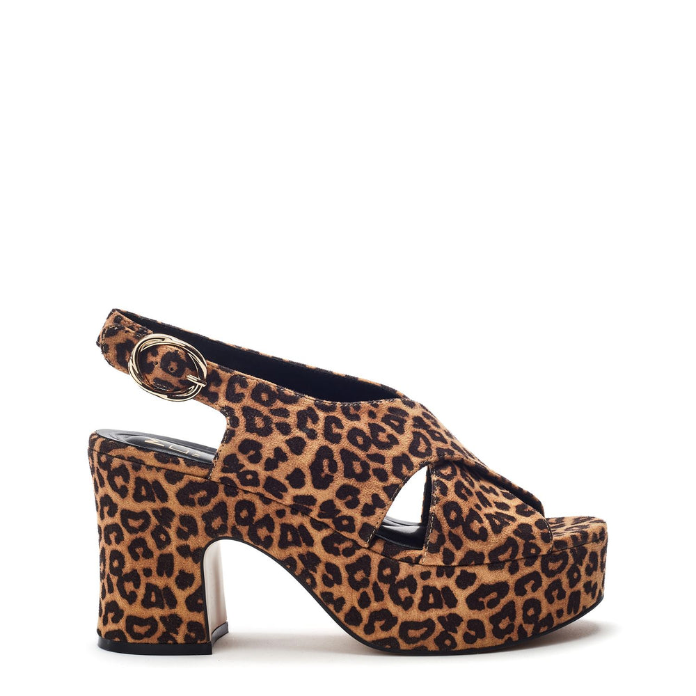 Nakara Leopard Alcantara Sandals