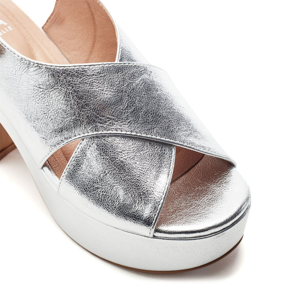 Nakara Silver Porvair Sandals