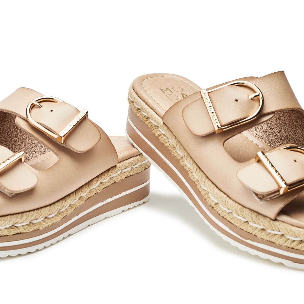Nestta Off White Porvair Sandals