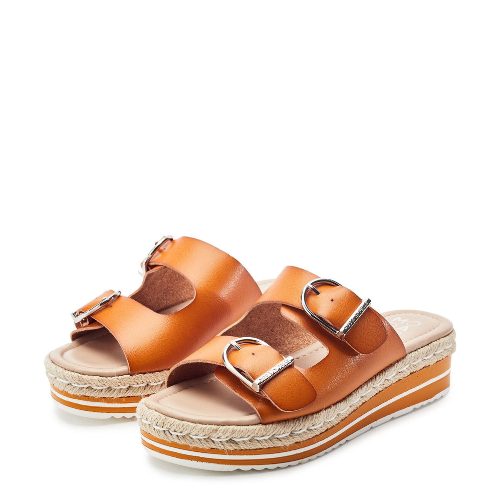 Nestta Orange Porvair Sandals