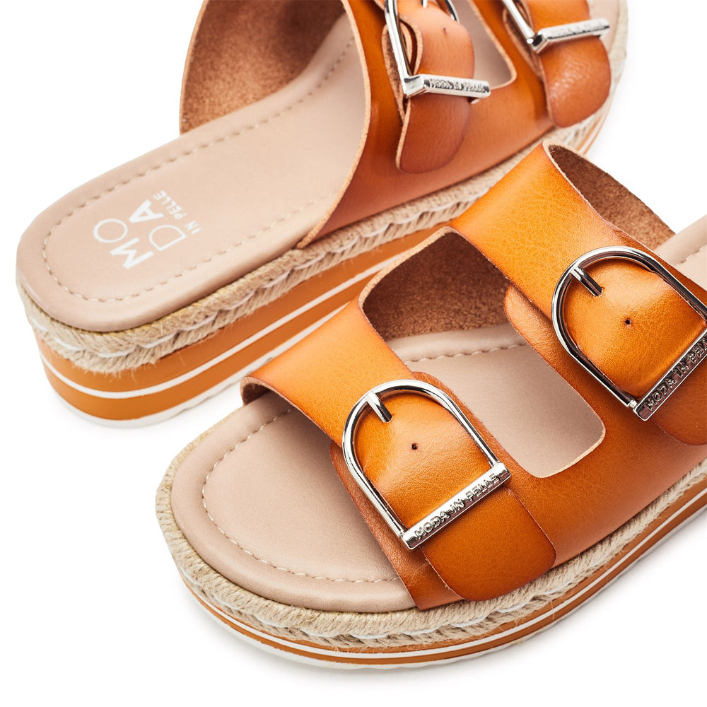 Nestta Orange Porvair Sandals