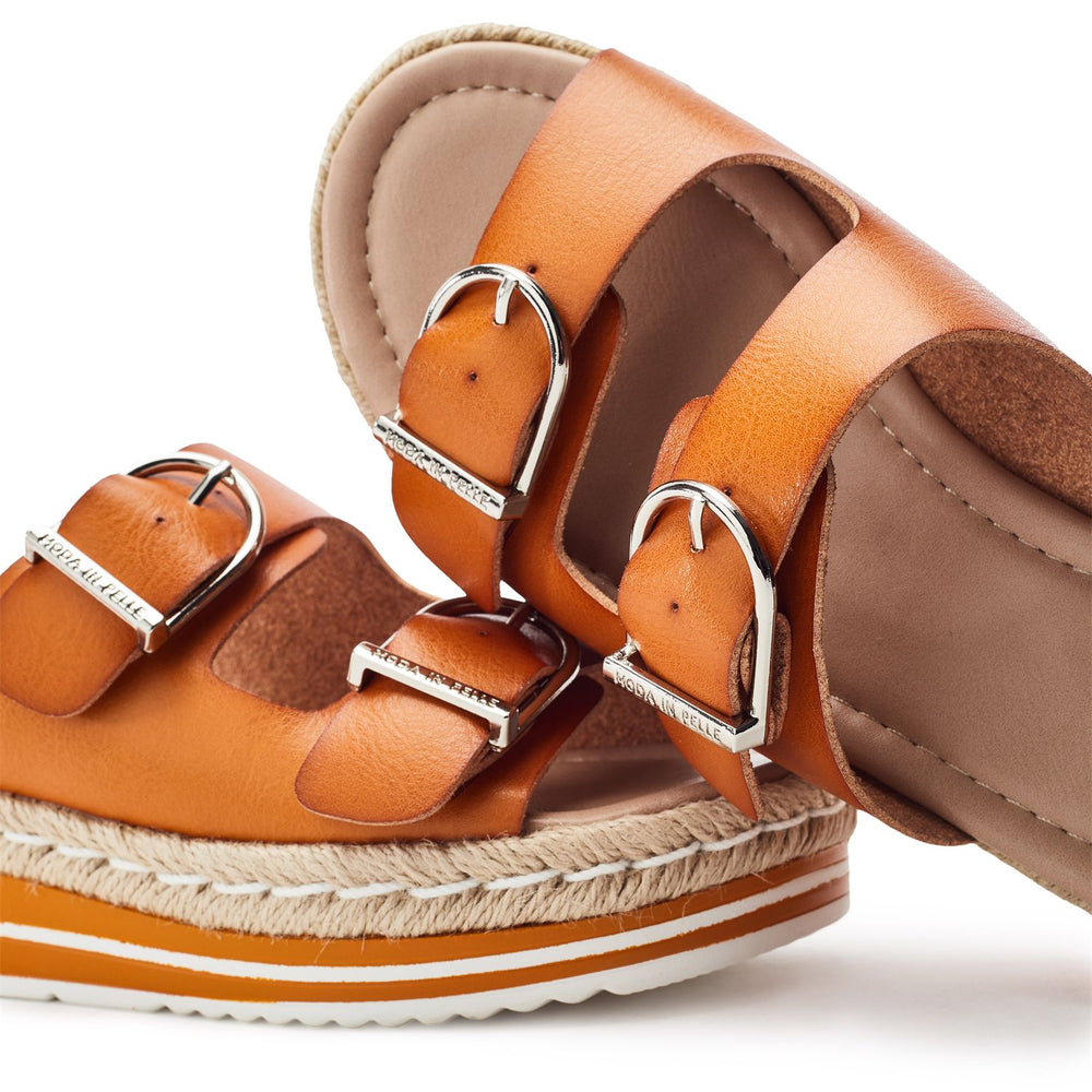 Nestta Orange Porvair Sandals
