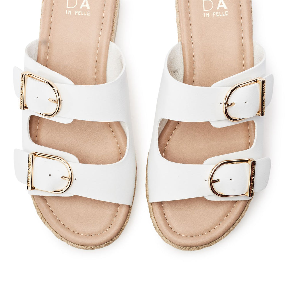 Nestta White Porvair Sandals