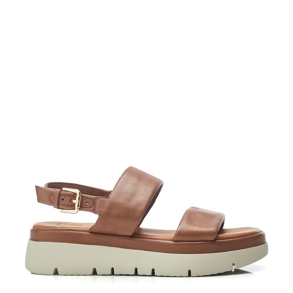 Netty Tan Leather Leather Sandals