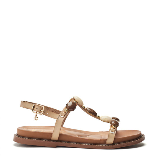 Nicca Off White Porvair Sandals