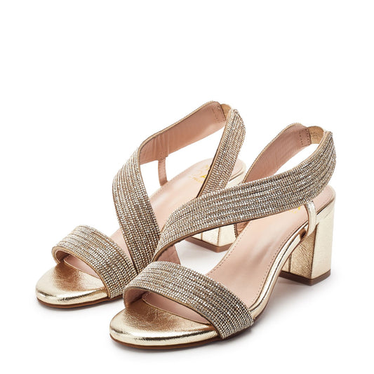 Nikkia Gold Porvair Sandals