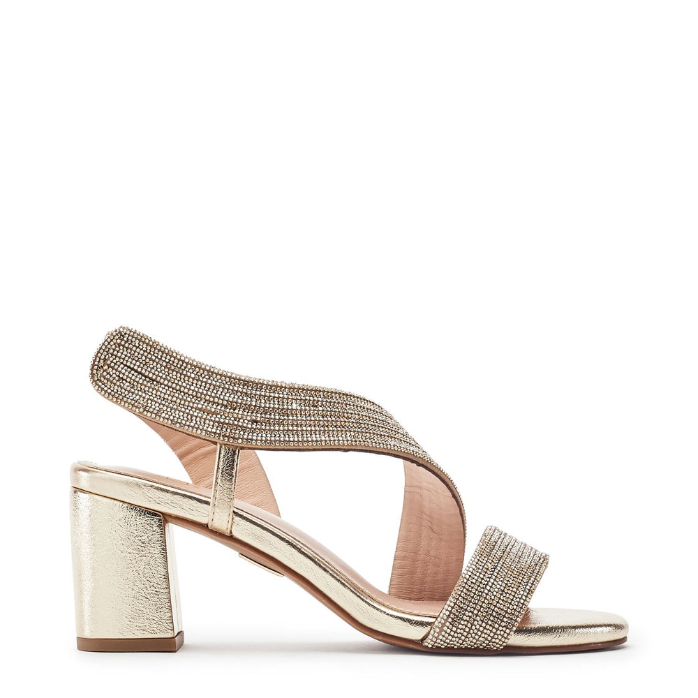 Nikkia Gold Porvair Sandals
