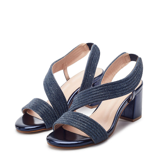 Nikkia Navy Porvair Sandals