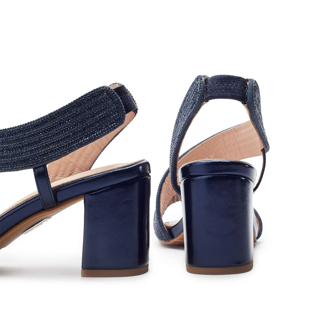 Nikkia Navy Porvair Sandals
