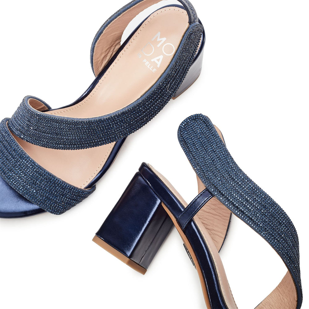 Nikkia Navy Porvair Sandals
