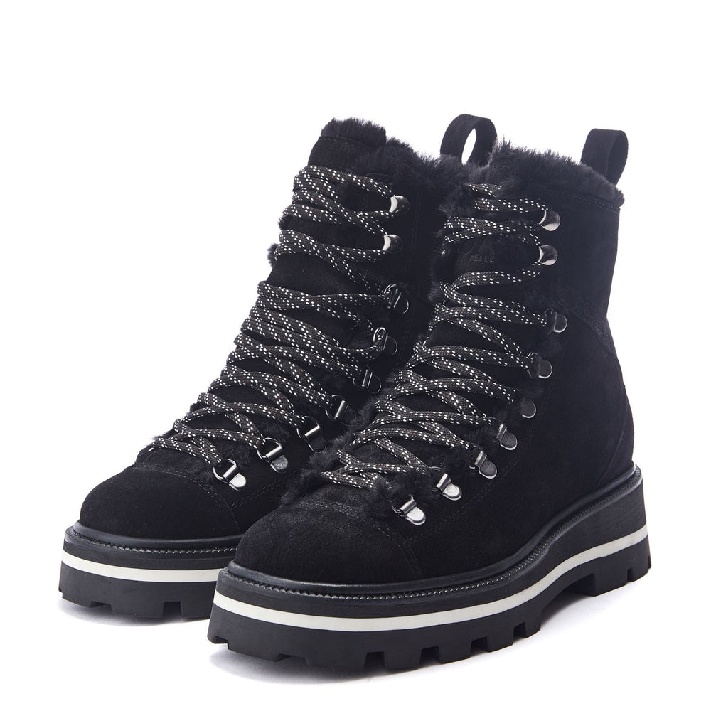 Oana Black Suede Boots