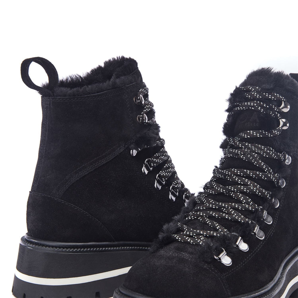 Oana Black Suede Boots