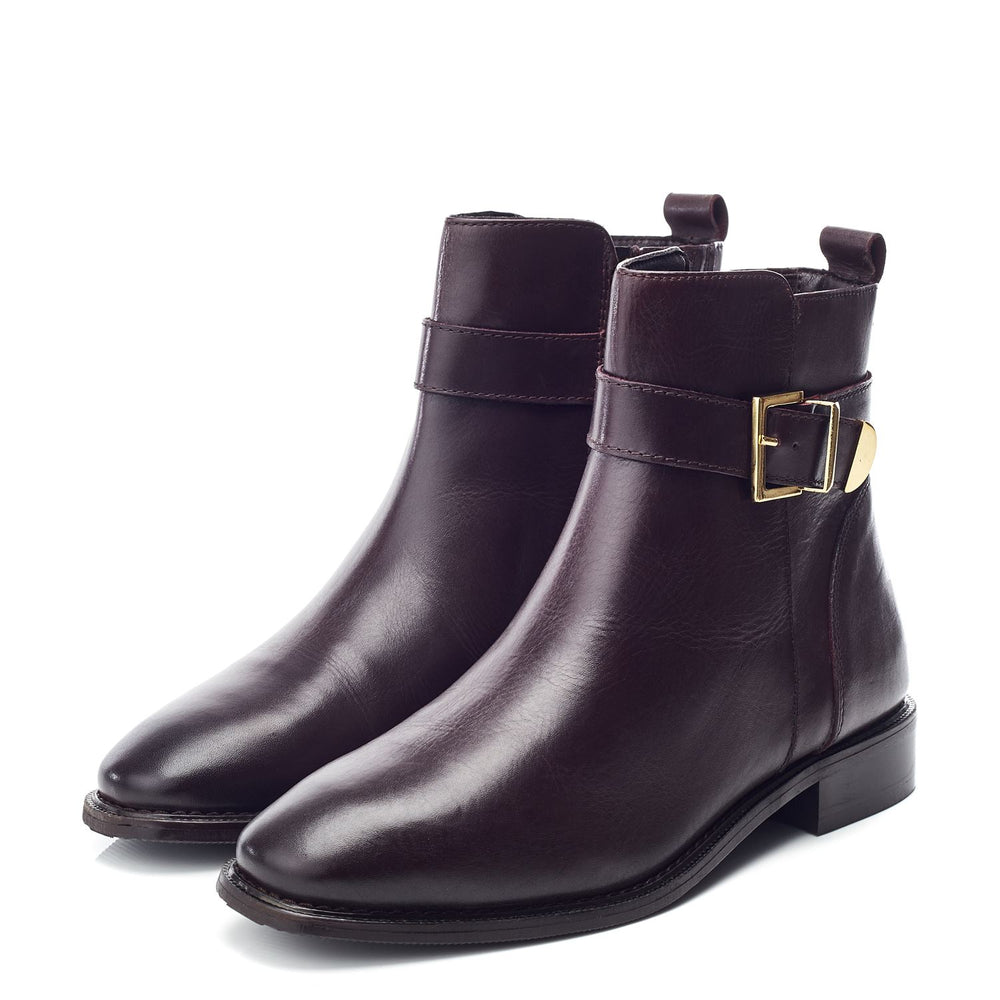 Obernai Brown Leather Boots