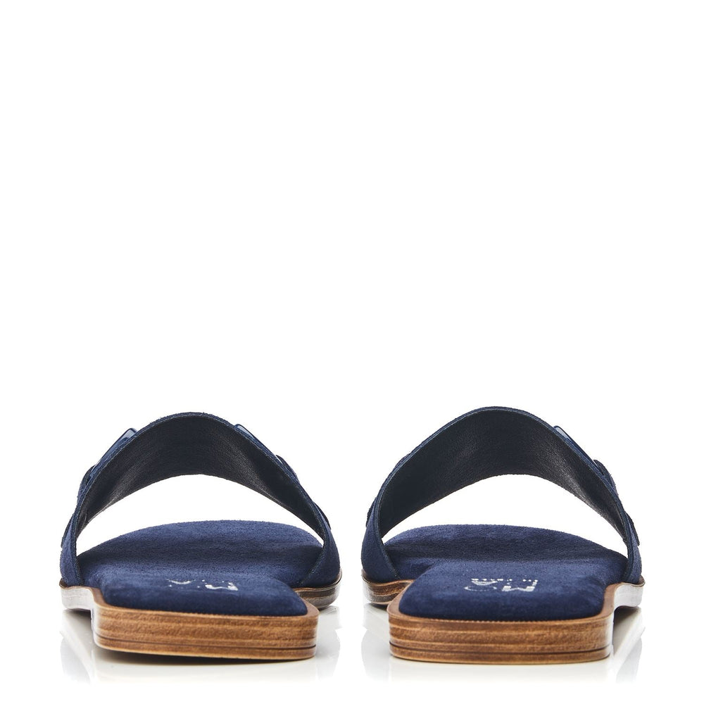 Olayo Navy Suede Sandals