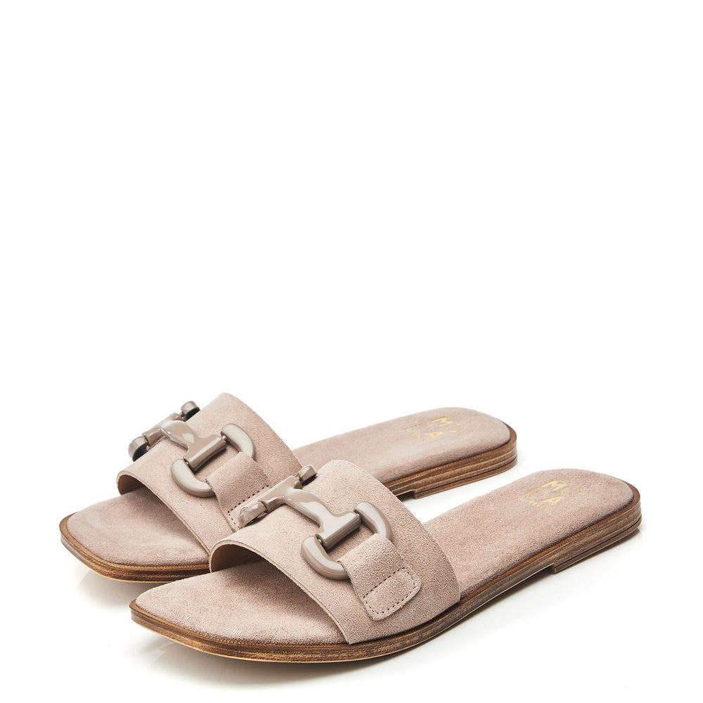 Olayo Stone Suede Sandals