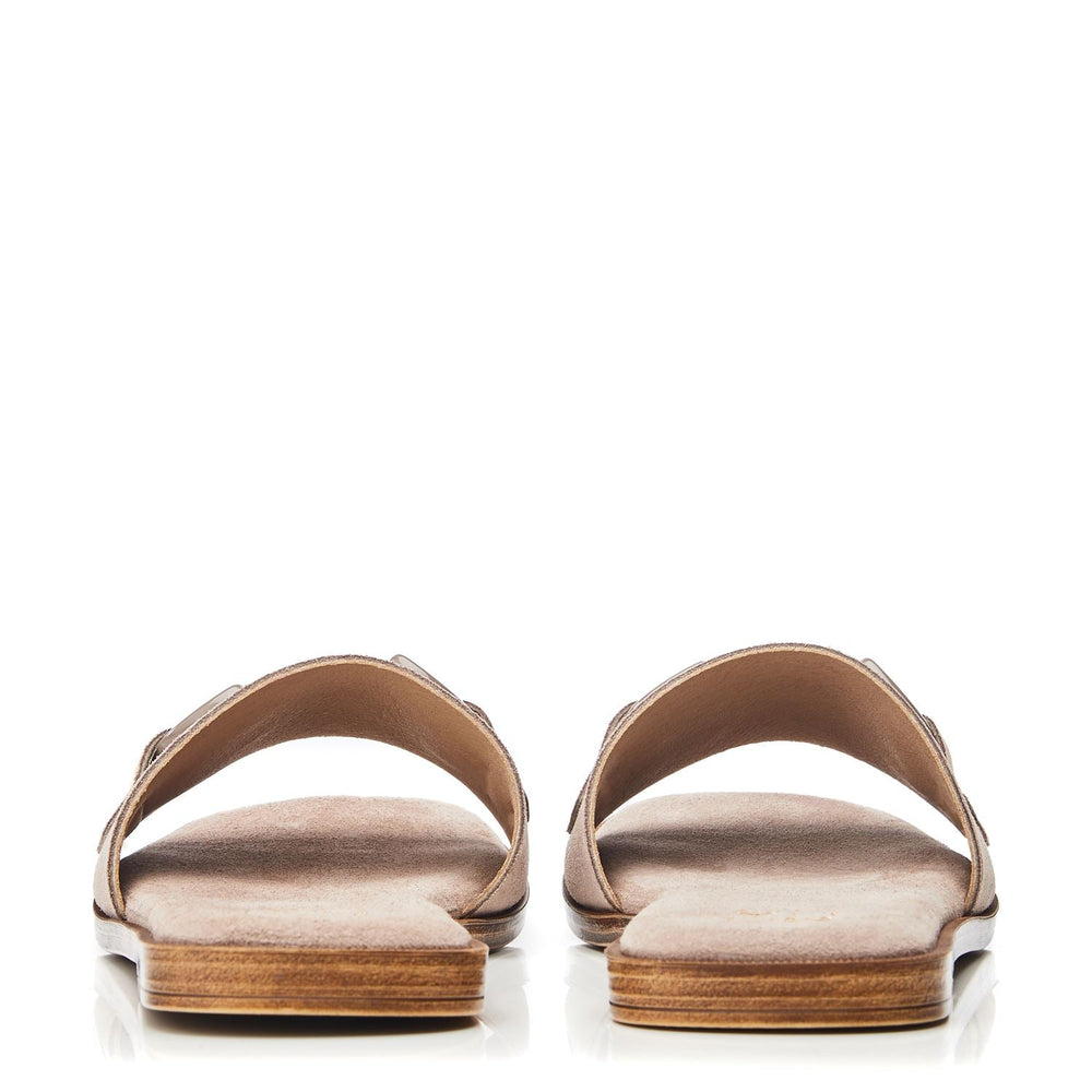 Olayo Stone Suede Sandals