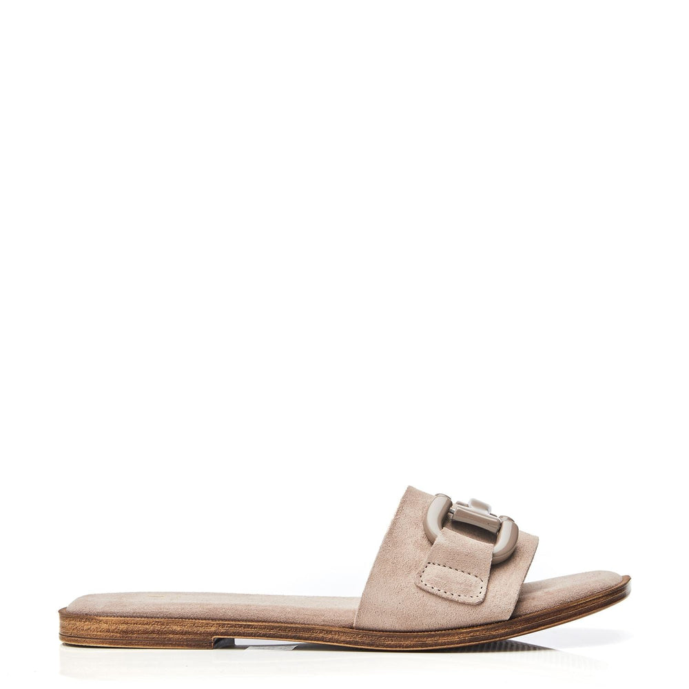 Olayo Stone Suede Sandals
