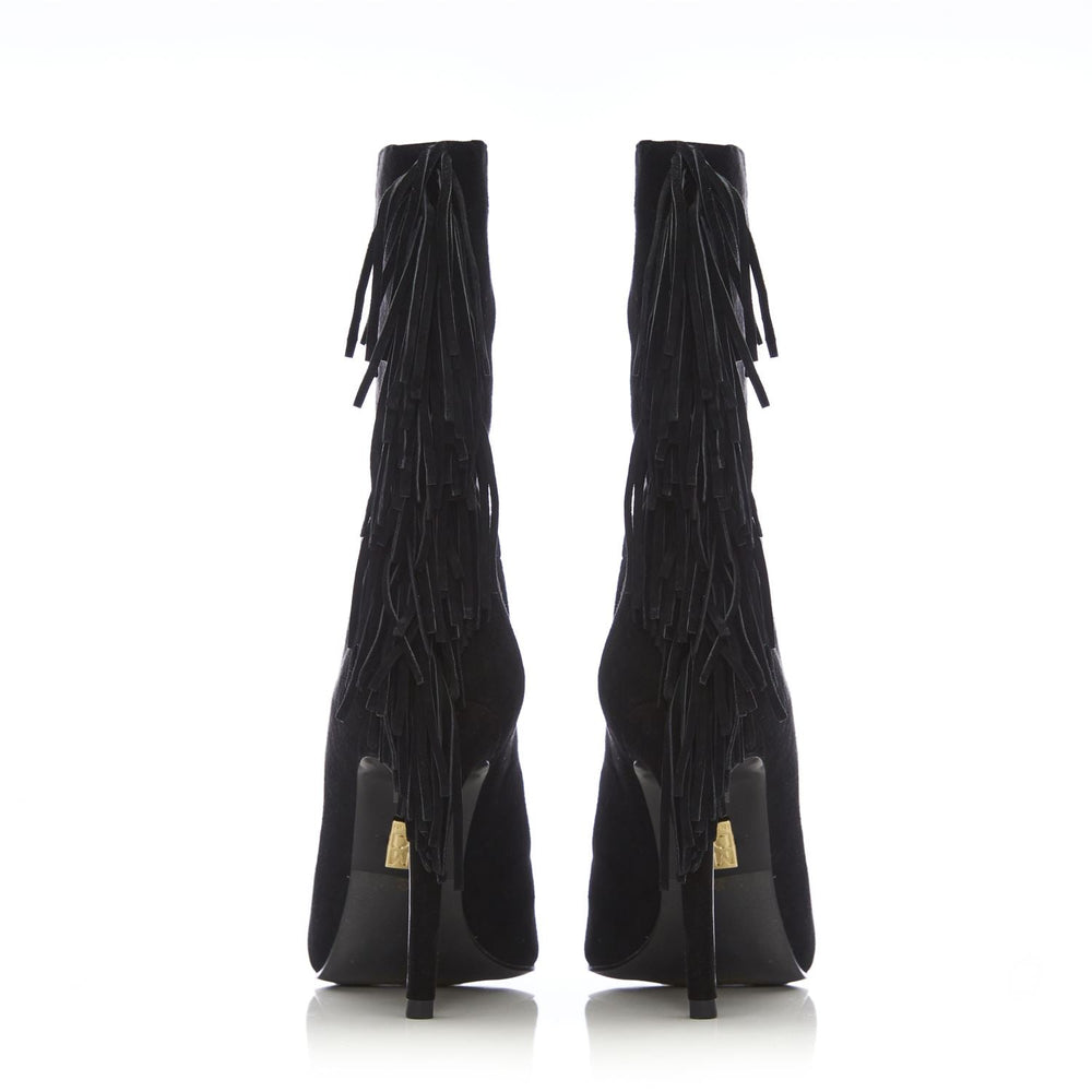 Oliivia Black Suede Boots