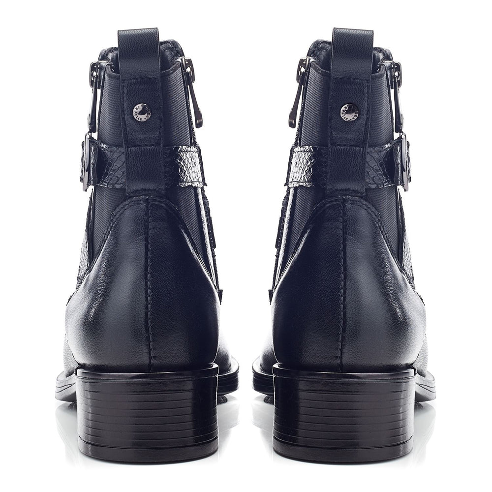Oloron Black Leather Boots