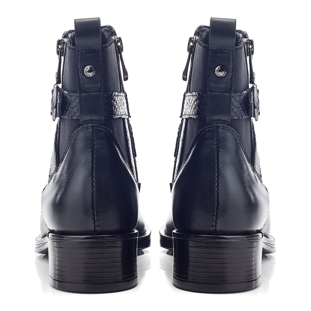 Oloron Black Leather Boots