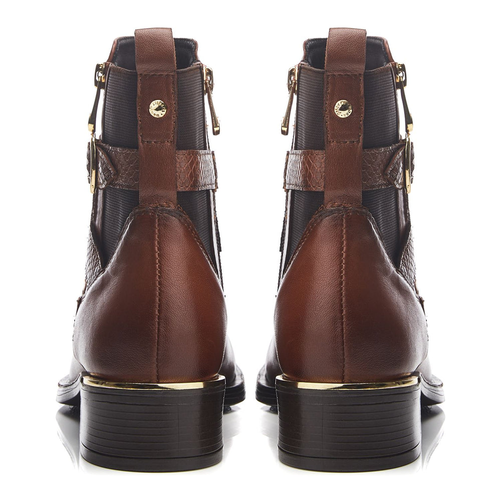 Oloron Tan Leather Boots