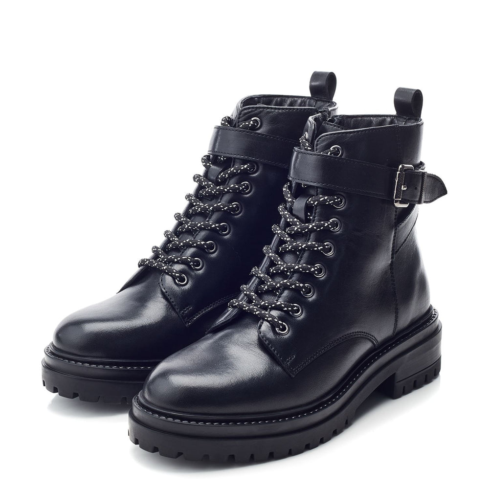 Omola Black Leather Boots