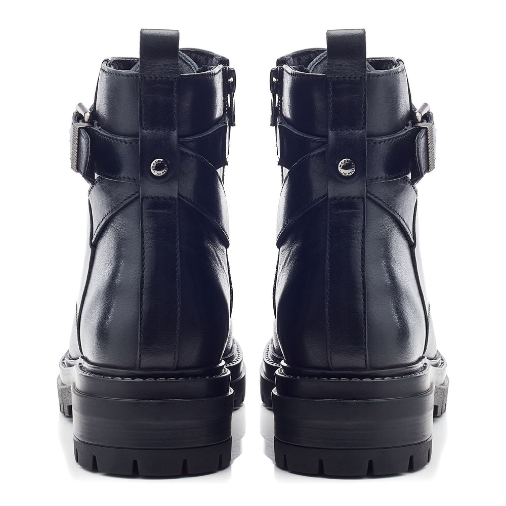 Omola Black Leather Boots