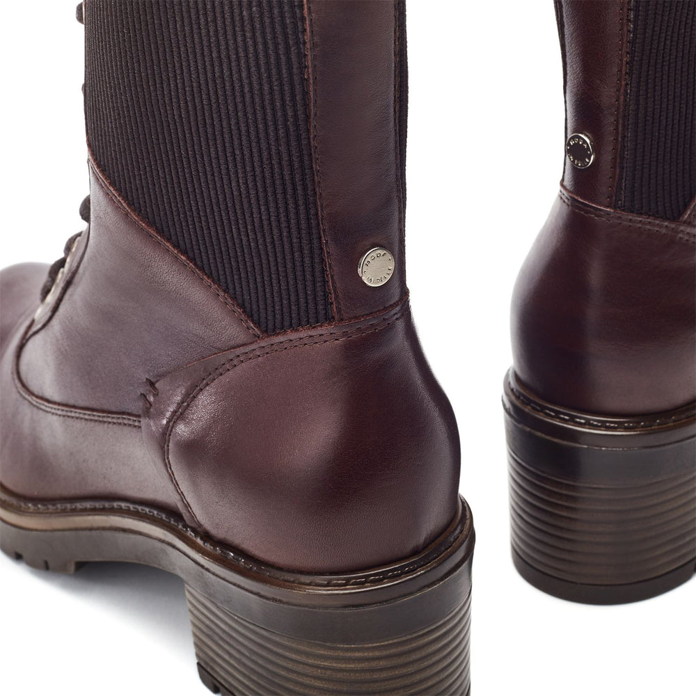 Omura Dark Brown Leather Boots