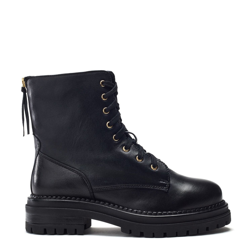 Onnay Black Leather Boots