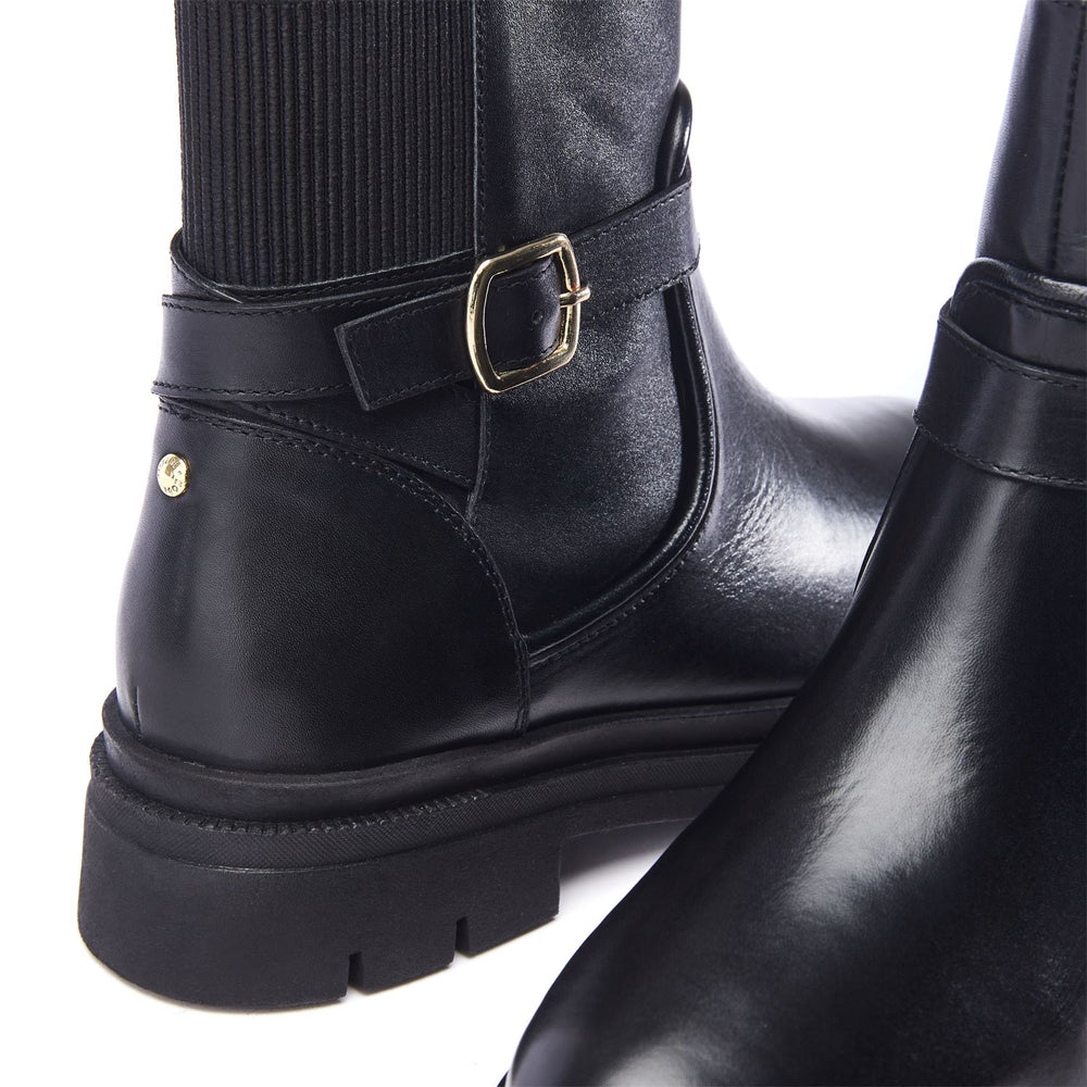 Onnis Black Leather Boots