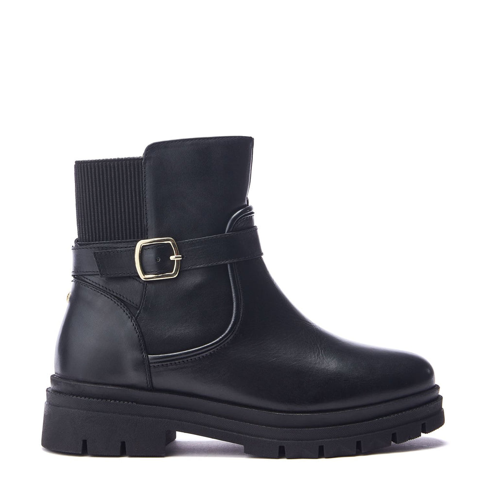 Onnis Black Leather Boots