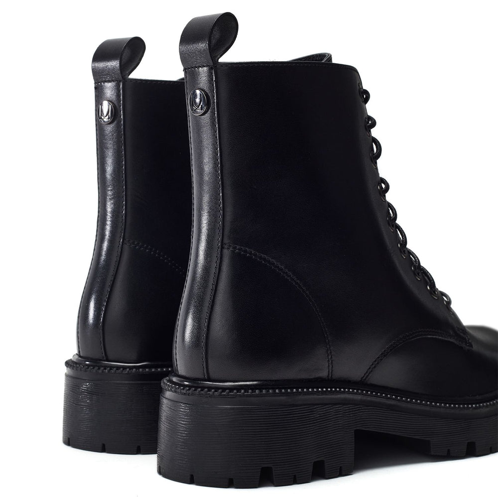 Opai Black Leather Boots