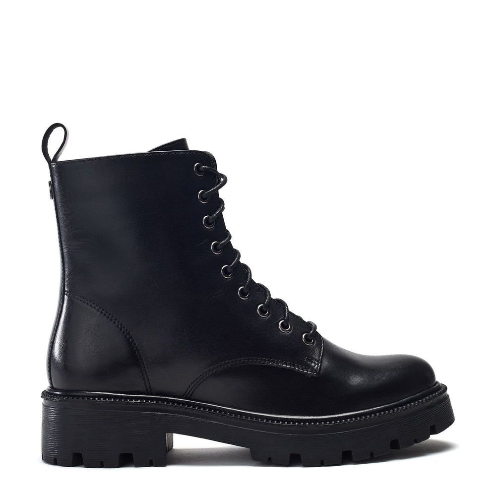 Opai Black Leather Boots