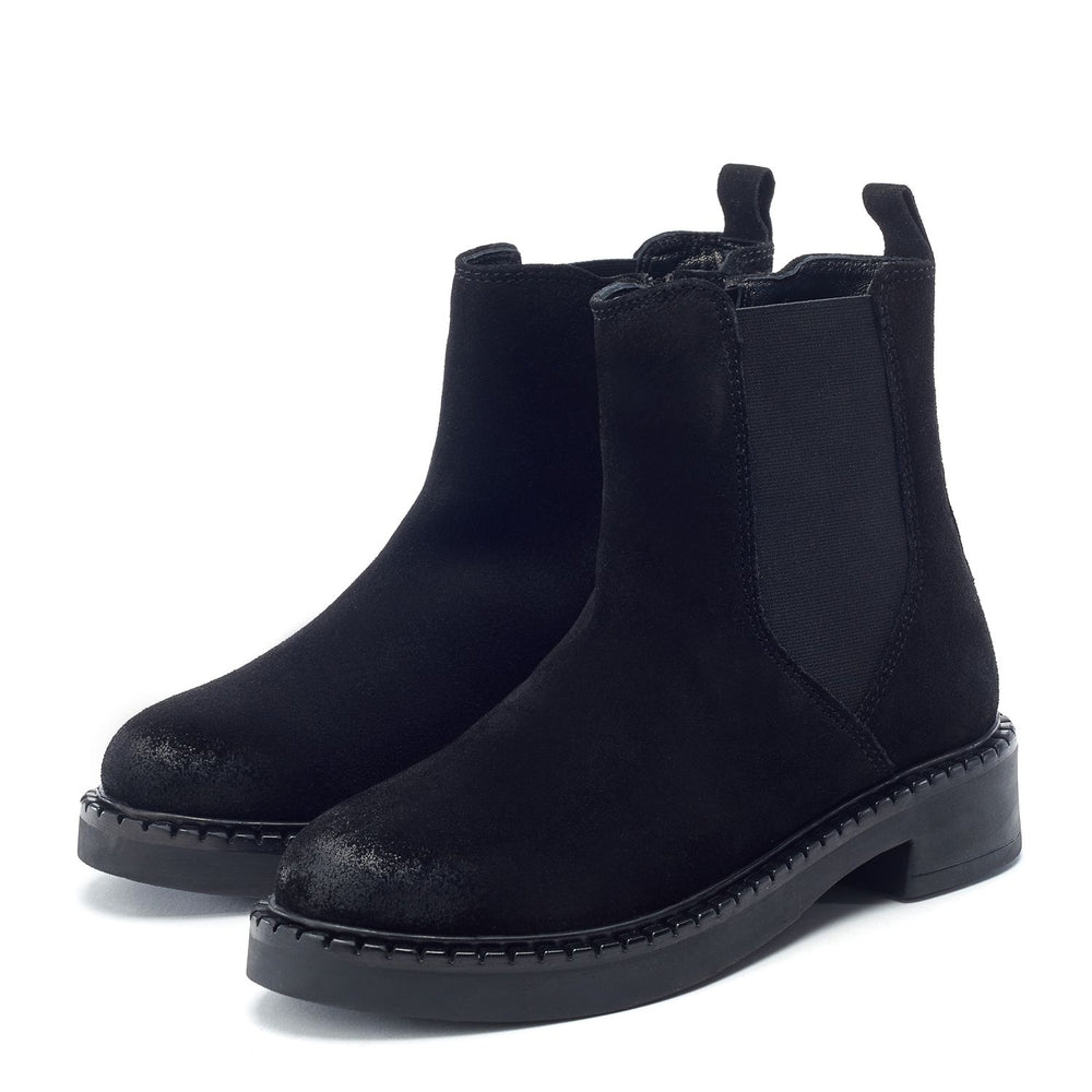 Opala Black Suede Boots