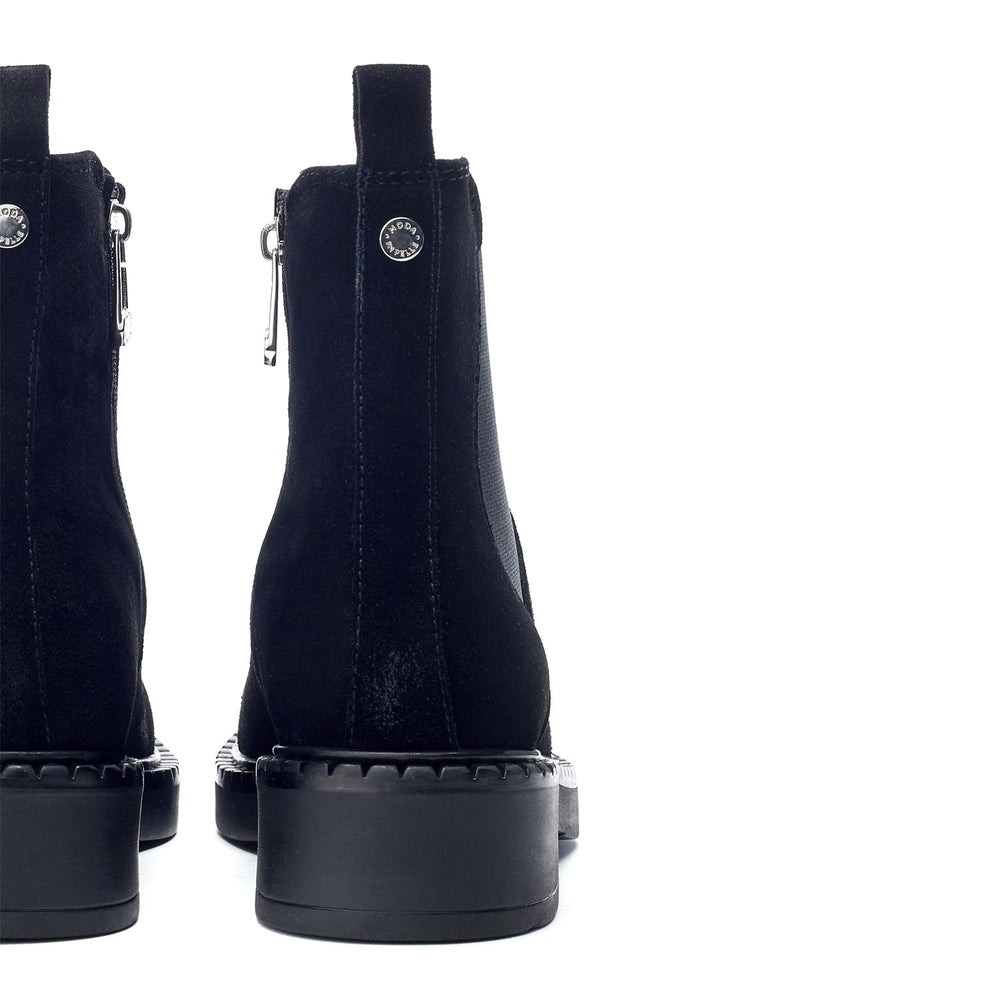 Opala Black Suede Boots