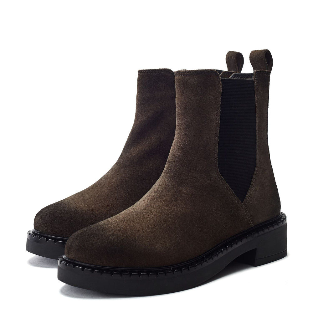 Opala Taupe Suede Boots
