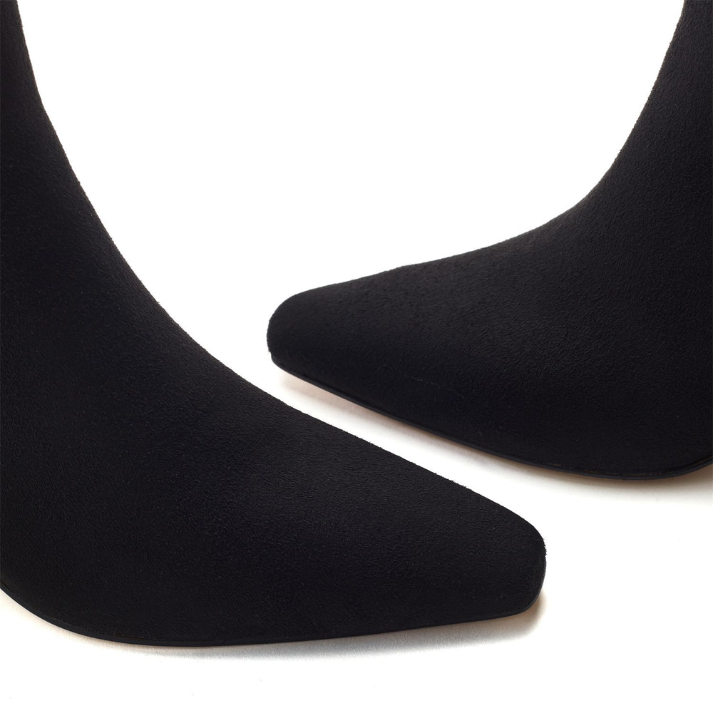 Opalia Black Alcantara Alcantara Boots