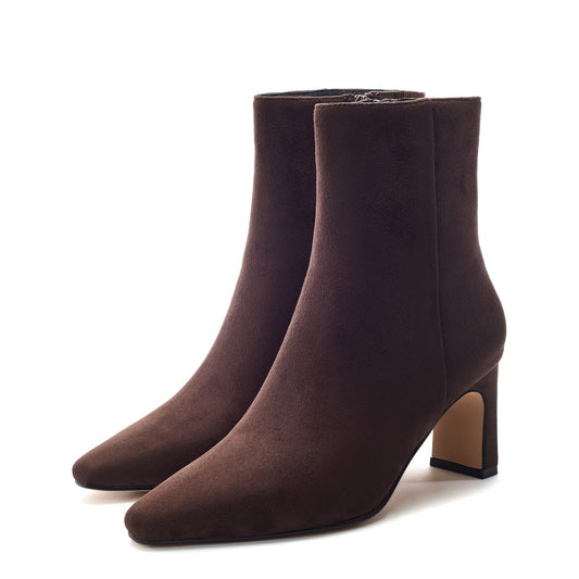 Opalia Brown Alcantara Boots